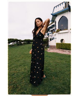 Embroidered Maxi Dress - Exclusive 