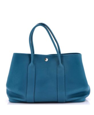 36 Garden Party Tote Leather