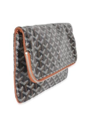 Saint Marie Soft Clutch Coated Canvas Handbag