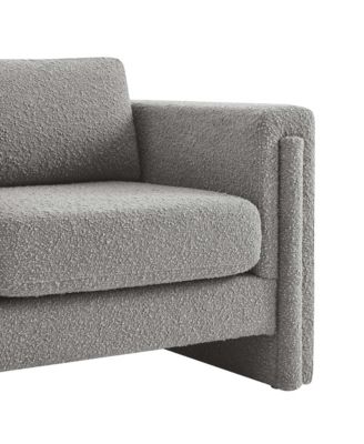 Visible Boucle Fabric Armchair