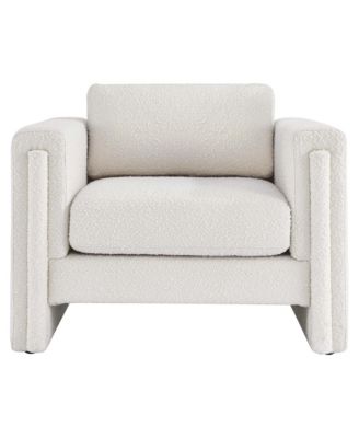 Visible Boucle Fabric Armchair