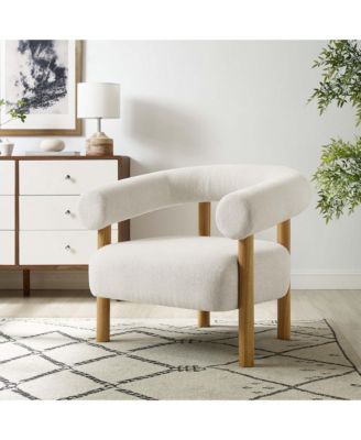 Sable Upholstered Fabric Armchair