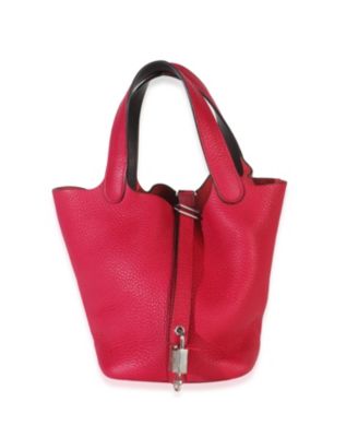 Picotin Leather Handbag