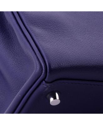 Kelly 32 Handbag Verso Evercolor with Palladium Hardware