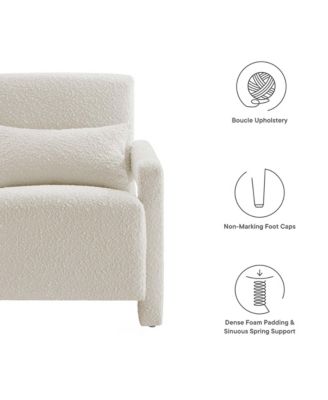 Mirage Boucle Upholstered Armchair