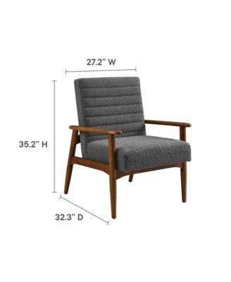 Jensen Boucle Fabric Accent Chair