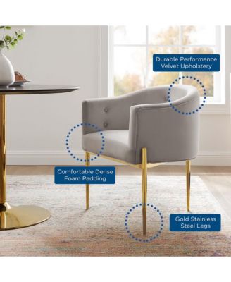 Savour Tufted Performance Velvet Accent Chairs, Set of 2