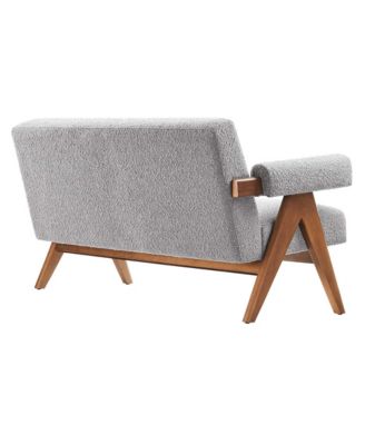 Lyra Boucle Fabric Loveseat