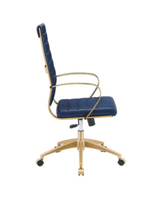 Jive Gold Stainless Steel Highback Office Chair