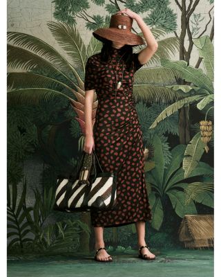 Serene Safari Ankle Dress