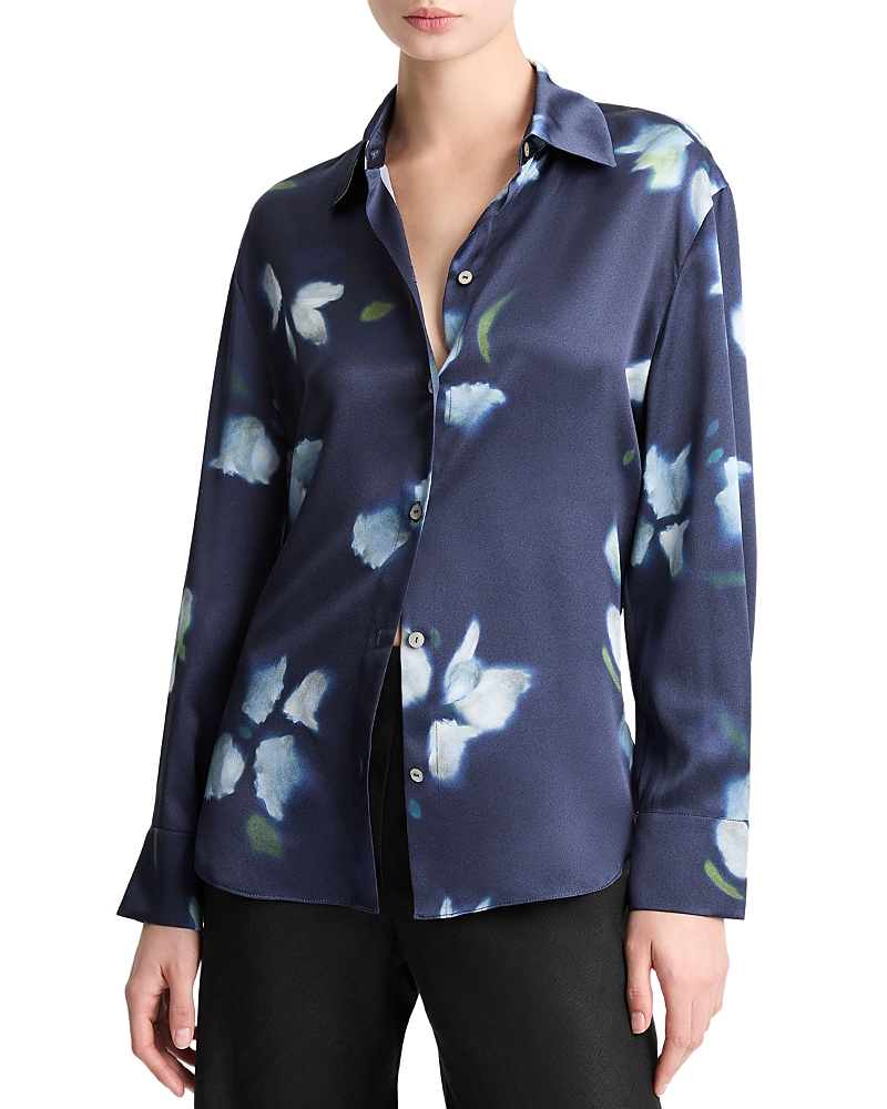 Vince Silk Floral Shirt