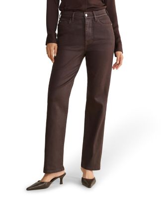  ASE Stretch Straight Jeans in Coated Americano