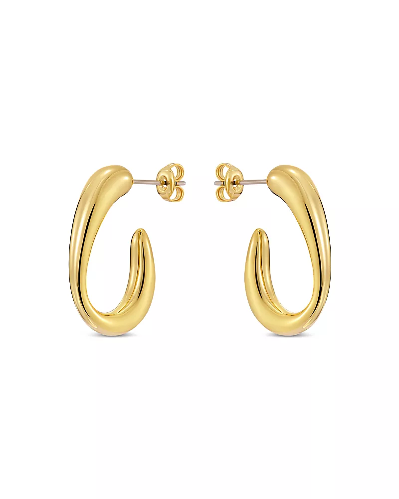 Ted Baker Corie Contour Hoop Earrings