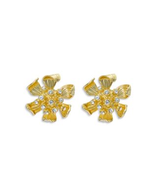 Futura Furled Flower Stud Earrings