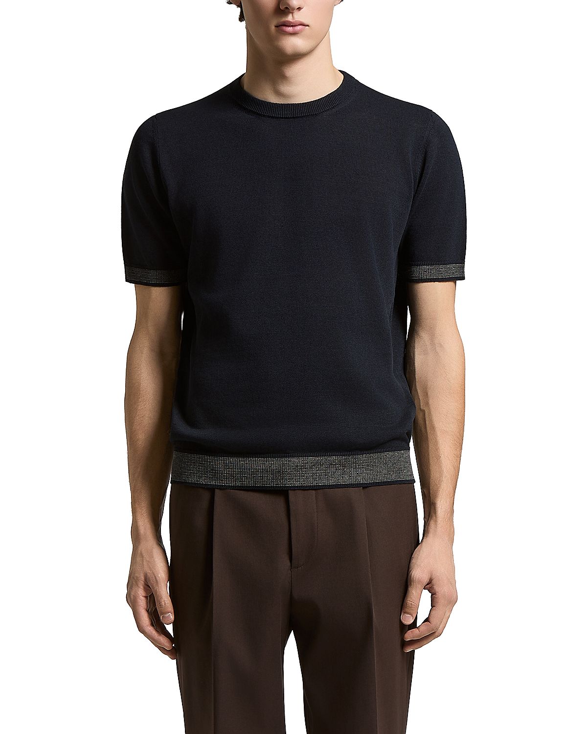 Peserico Regular Fit Lightweight Sweater T-Shirt