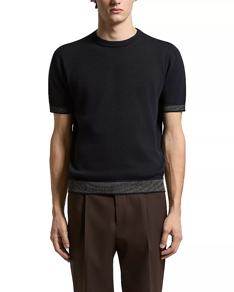 Peserico Regular Fit Lightweight Sweater T-Shirt