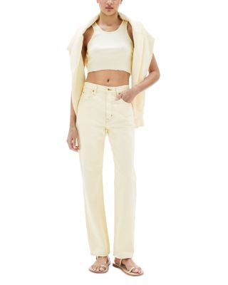 London High Rise Straight Jeans in Paradise