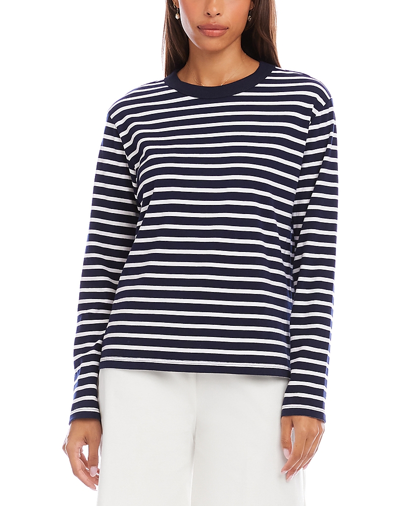 Karen Kane Stripe Long Sleeve Top