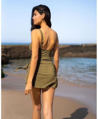 Jori Square Neck Underwire One-Piece Swimsuit