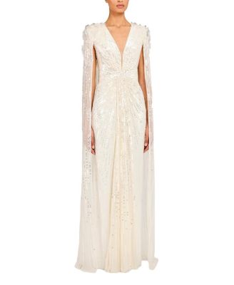 Goldfinger Sequin-Embellished Maxi Dress