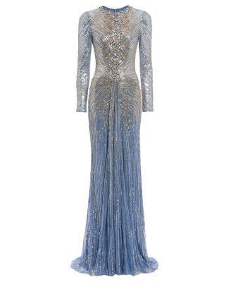 Wiona Sequin-Embellished Gown