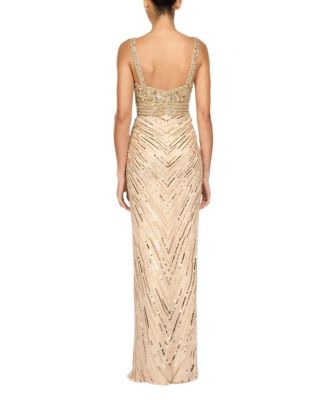  Elixir Sequin-Embellished Maxi Dress