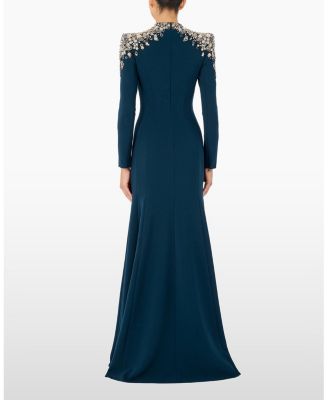  Nila Beaded V-neck Maxi Dress