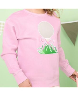 Girls' Golf Tee Bow Patch Sweatshirt - Big Kid
