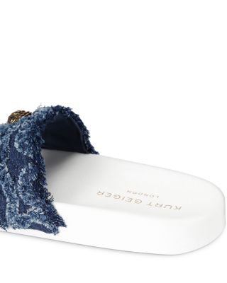 Women's Meena Eagle Denim Slide Sandals