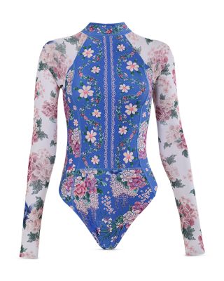 Monti Ivy Long-Sleeve Swimsuit