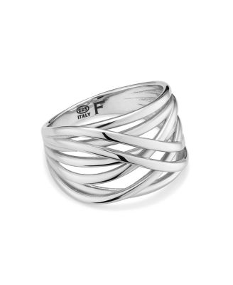  Sterling Silver Lattice Ring