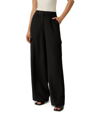  Silk Crepe Cargo Pant