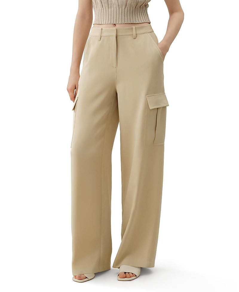 Lilysilk Silk Crepe Cargo Pant