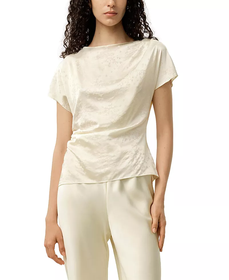 Lilysilk Ying Jacquard Silk Top