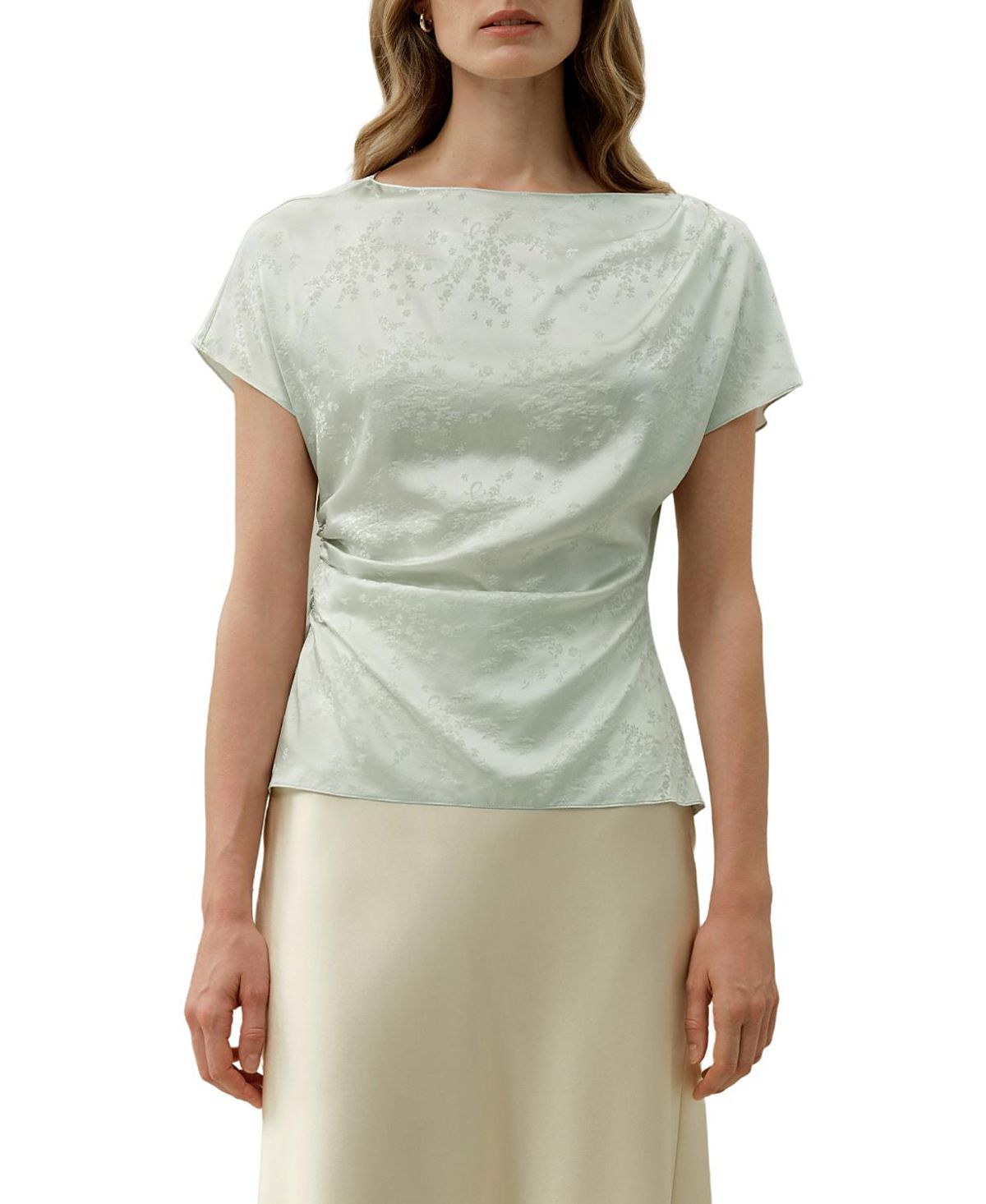 Lilysilk Ying Jacquard Silk Top