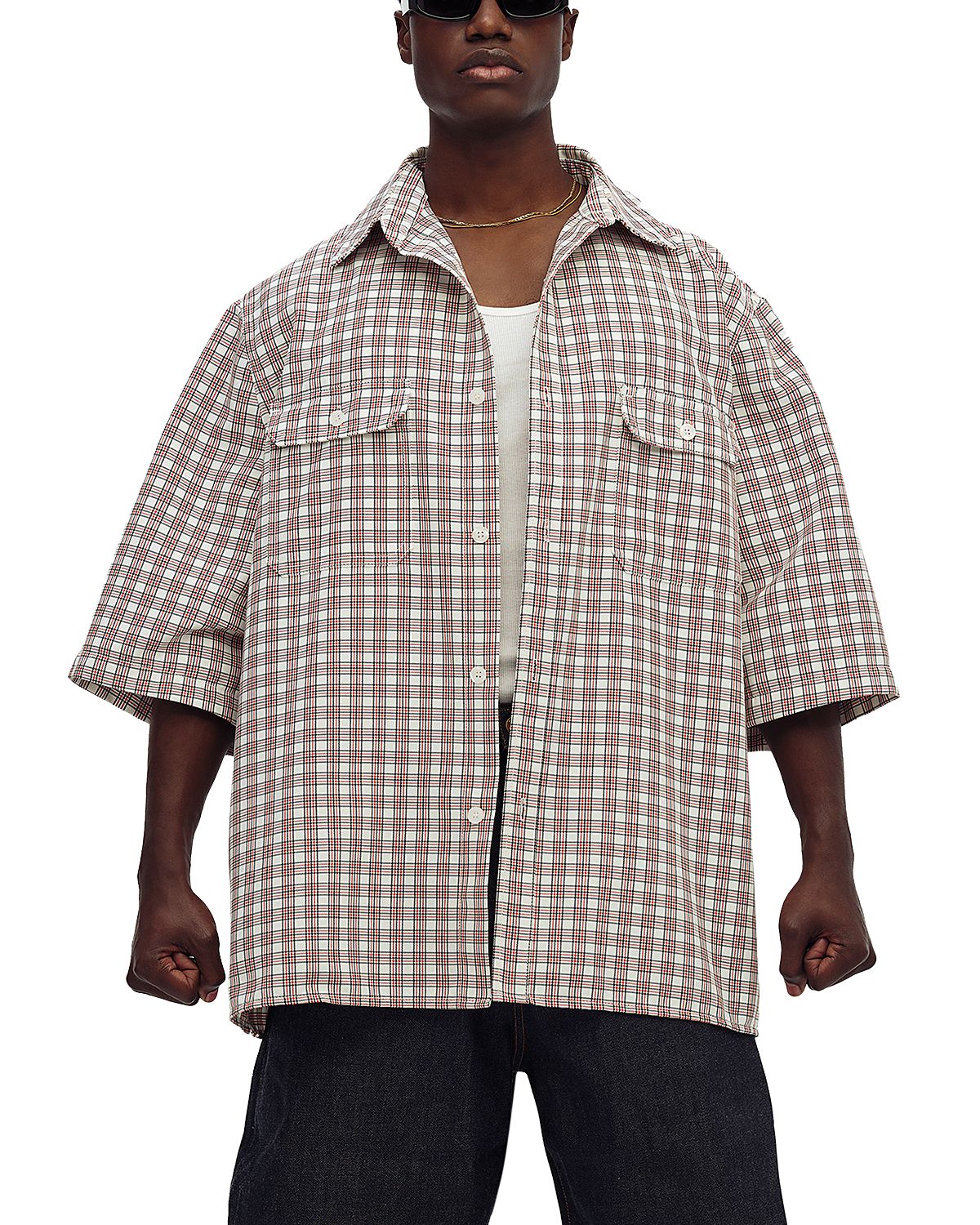Willy Chavarria The Short Sleeve Corcoran Shirt