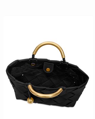 Frankie Woven Leather Tote Bag