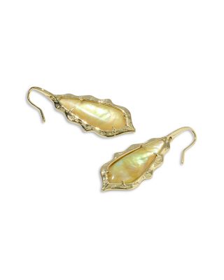 Adriana Scallop Frame Drop Earrings