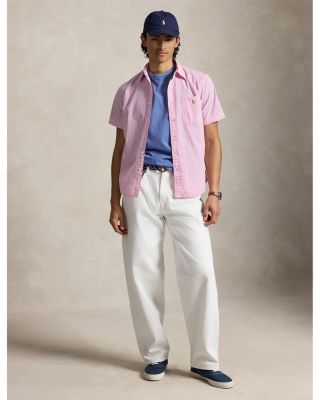 Classic Fit Prepster Seersucker Short Sleeve Shirt