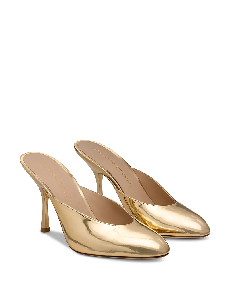 Stuart Weitzman Women's Madison Patent Leather Mule Pumps