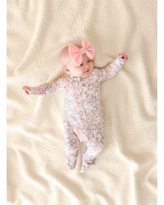 Girls' Irene Ruffled Zippered Footie - Baby