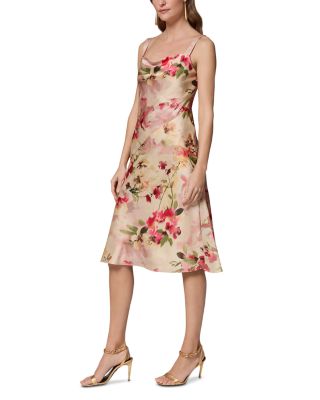 Scoop Neck A Line Midi Dress