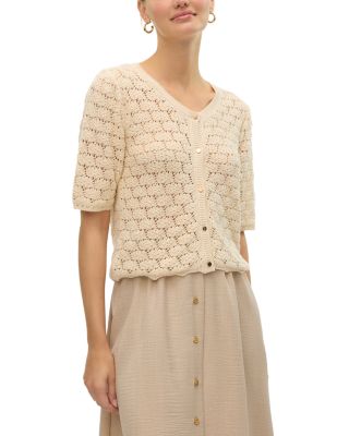 O Neck Button Cardigan