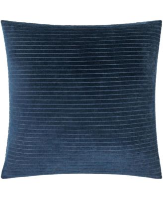 Cotton Velvet Stripes Decorative Pillow
