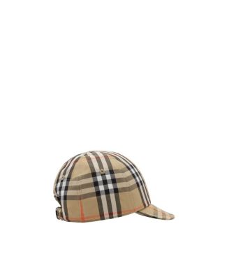 Unisex Check Cotton Baseball Cap - Baby, Little Kid