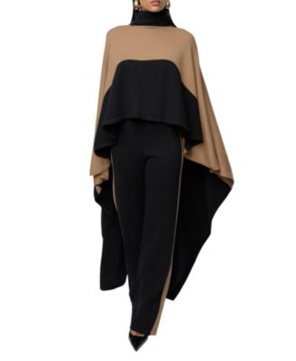  Black Chasing Fall Contrast Pant