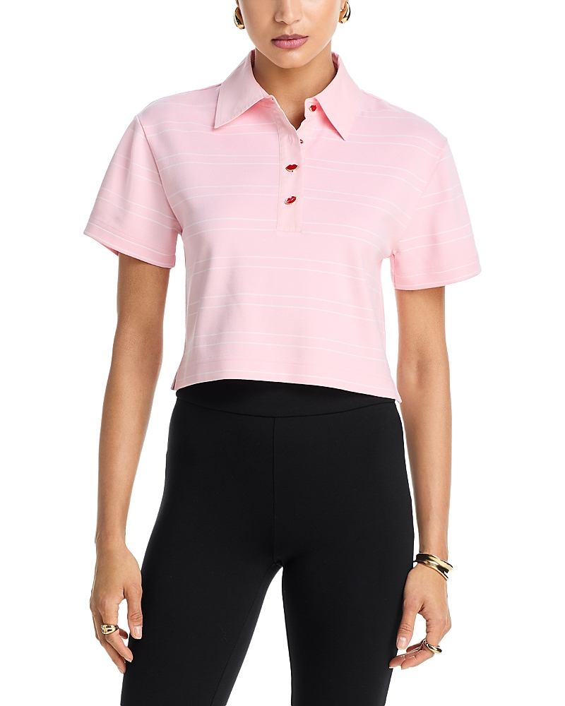 Alice and Olivia Lyle Rugby Polo Tee