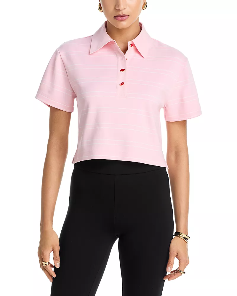Alice and Olivia Lyle Rugby Polo Tee