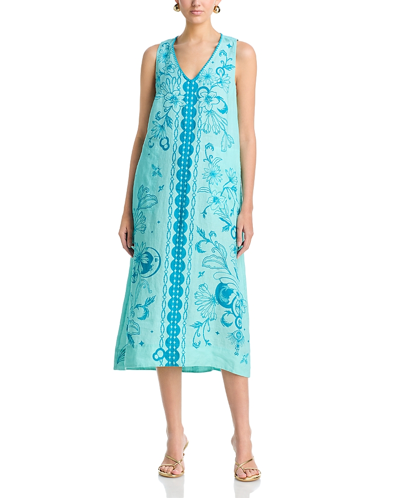Johnny Was Linen Tank Dress