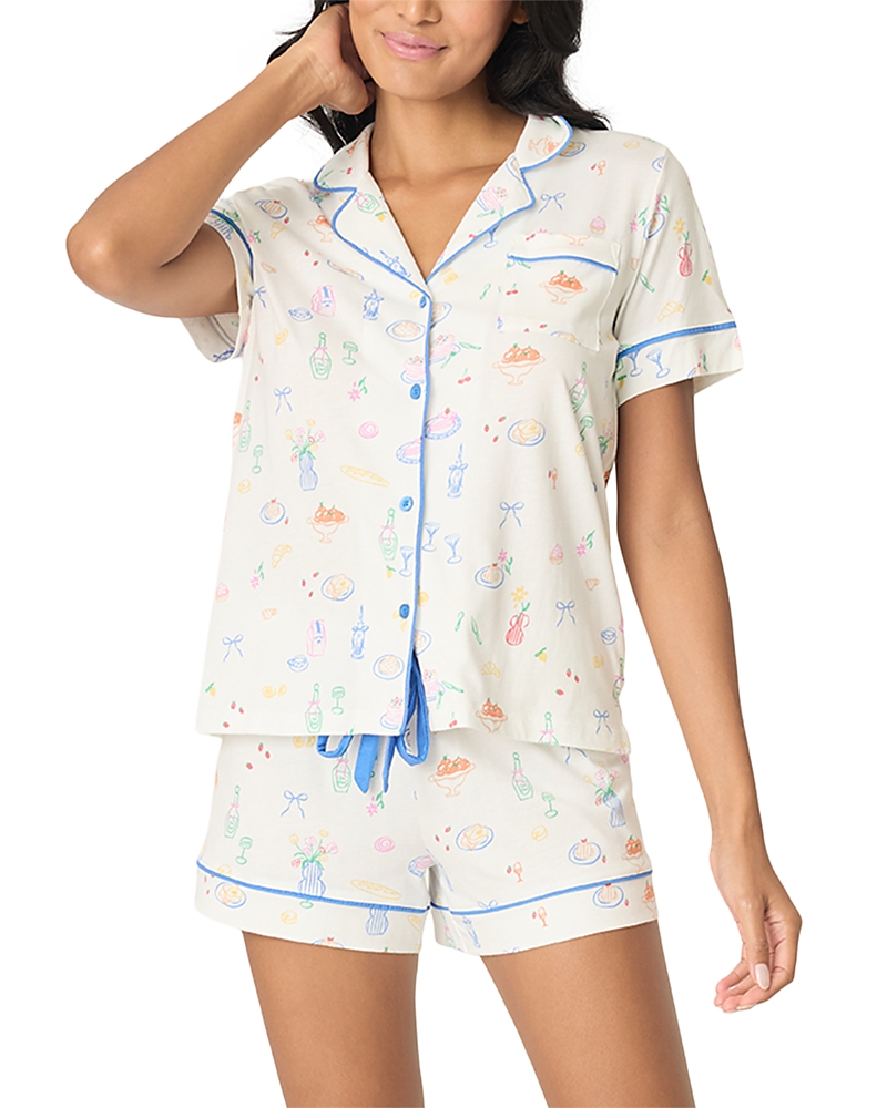 Pj Salvage Whimsy Short Sleeve Pajama Set